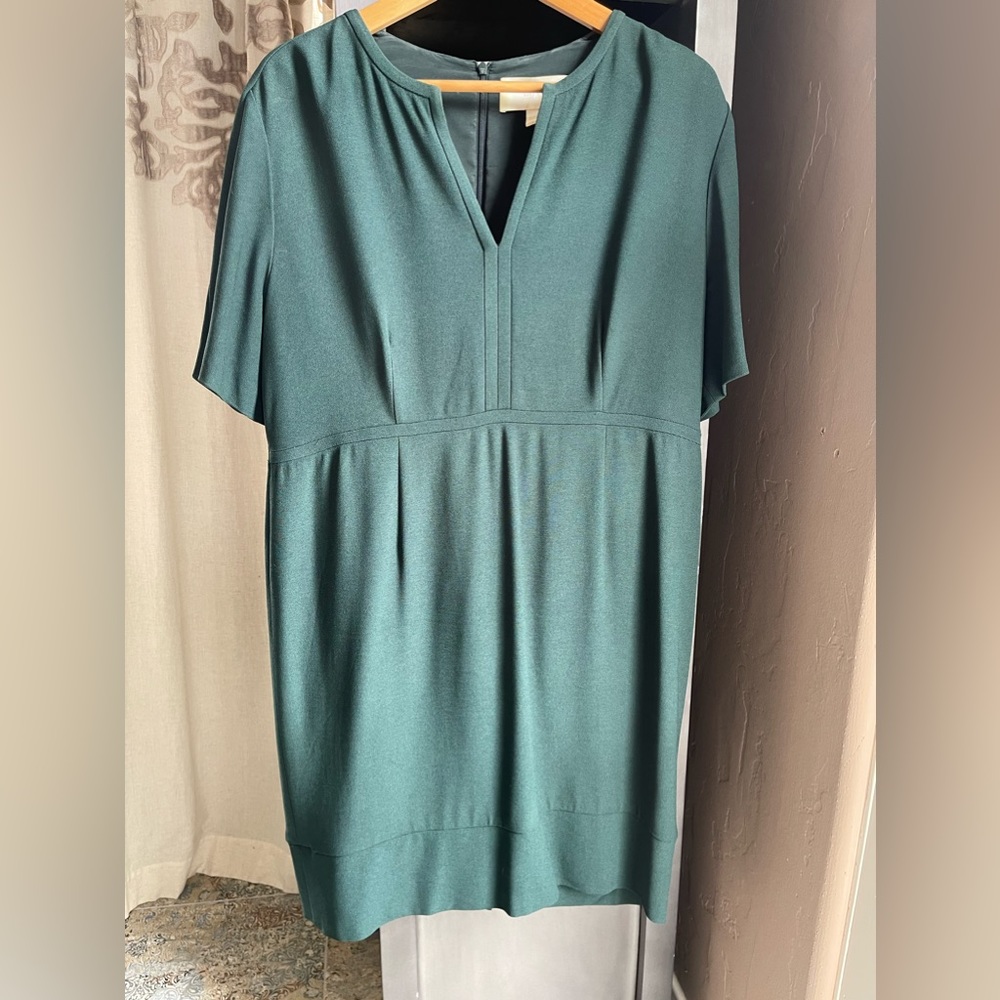 Size 12 Hugo Boss green dress.